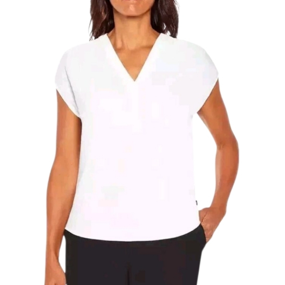 Banana Republic Classic White Blouse, Large